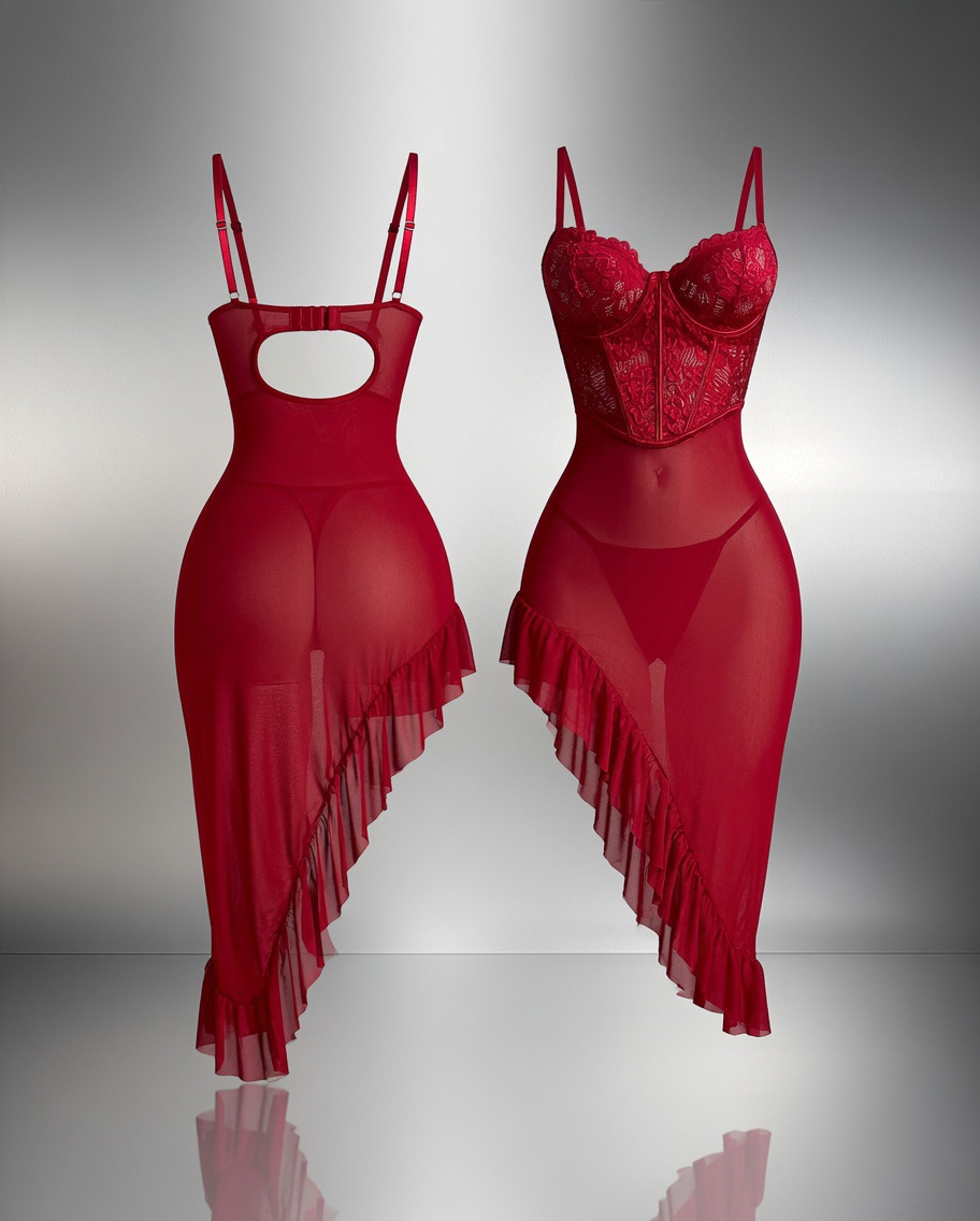 لباس خواب فنردار بلند KLEREN